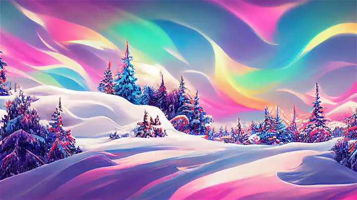 Sample: Winter landscape