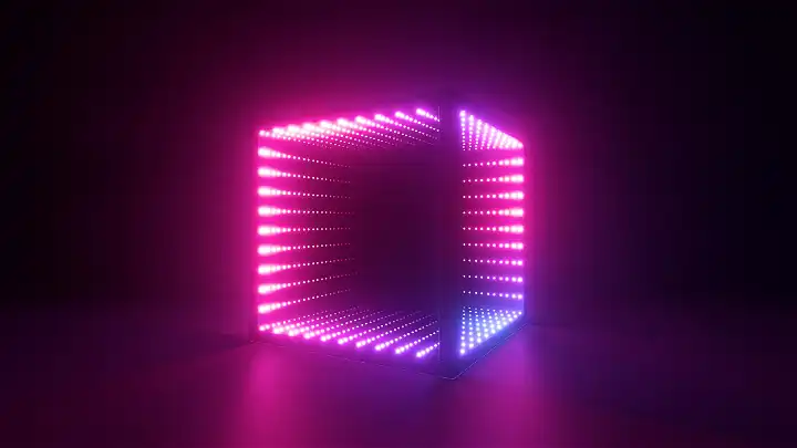 Sample: Neon Cube