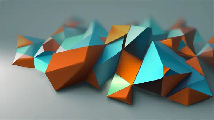 Sample: Abstract 3D Polygonal