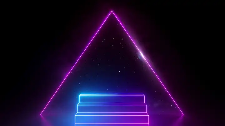 Sample: Pyramid and Steps Neon 
